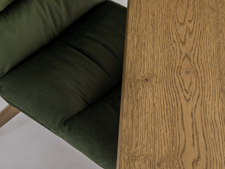 Masa extensibila Linea A, dimensiuni variate, lemn masiv de stejar, panel furniruit si otel, mutiple finisaje disponibile, stil contemporan [4]