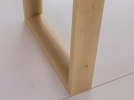 Masa extensibila Linea U, dimensiuni variate, lemn masiv de stejar, panel furniruit si otel, mutiple finisaje disponibile, stil japandi [6]