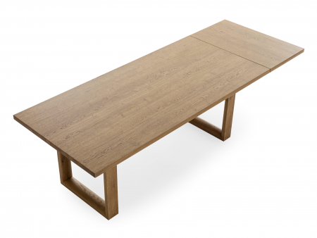 Masa extensibila Linea U, dimensiuni variate, lemn masiv de stejar, panel furniruit si otel, mutiple finisaje disponibile, stil japandi [26]