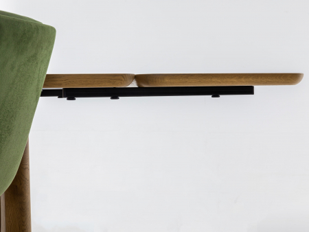 Masa extensibila ovalizata Rimini, dimensiuni variate, lemn masiv de stejar si panel furniruit, mutiple finisaje disponibile, stil japandi [20]