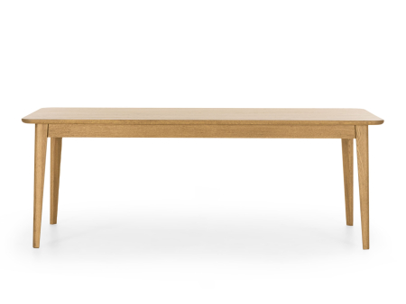 Masa lemn masiv stejar Atlas 210cm, finisaj Castle Oak, stil modern [4]