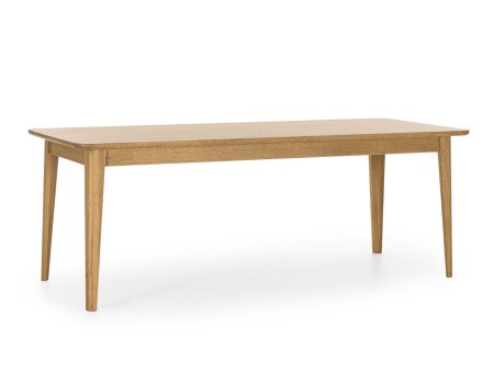 Masa lemn masiv stejar Atlas 210cm, finisaj Castle Oak, stil modern [3]