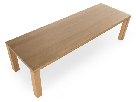 Masa lemn masiv stejar Bokam, 300cm, multiple finisaje disponibile, stil rustic [2]