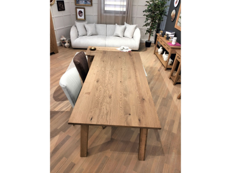 Masa lemn masiv stejar Cult 220cm, multiple finisaje disponibile, stil rustic [11]