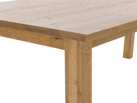 Masa lemn masiv stejar Cult 220cm, multiple finisaje disponibile, stil rustic [6]