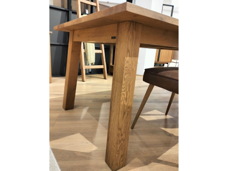 Masa lemn masiv stejar Cult 220cm, multiple finisaje disponibile, stil rustic [9]