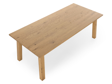 Masa lemn masiv stejar Cult 220cm, multiple finisaje disponibile, stil rustic [5]