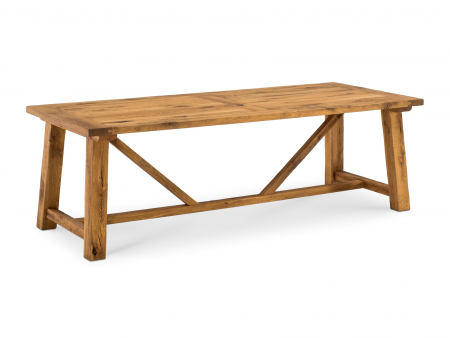 Mese Bucatarie si Dining - Masa dreptunghiulara Lombardy 240cm, lemn masiv de stejar, mutiple finisaje disponibile, stil rustic