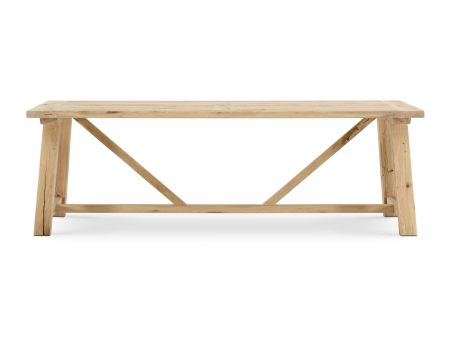 Masa dreptunghiulara Lombardy 240cm, lemn masiv de stejar, mutiple finisaje disponibile, stil rustic [9]