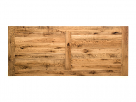 Masa dreptunghiulara Lombardy 240cm, lemn masiv de stejar, mutiple finisaje disponibile, stil rustic [3]