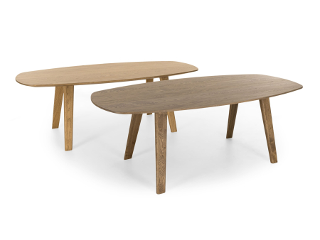 Masa ovalizata Surf Home 220cm (A), lemn de stejar, finisaj Castle Oak, stil contemporan SALE [11]