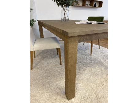 Masa stejar Zurich 190x100cm, finisaj mat, stil rustic [4]