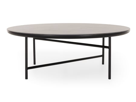 Living - Masuta cafea Helios D87x31cm, placa ceramica, picioare metalice, multiple finisaje disponibile, stil contemporan