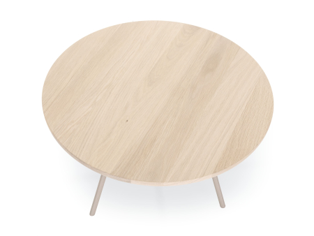 Masuta cafea Osaka D60x40cm, placa lemn masiv de stejar, picioare metalice, multiple finisaje disponibile, stil contemporan [6]