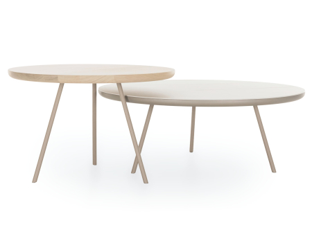 Masuta cafea Osaka D60x40cm, placa lemn masiv de stejar, picioare metalice, multiple finisaje disponibile, stil contemporan [8]