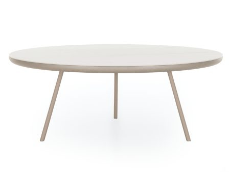 Masuta cafea Osaka D80x30cm, placa ceramica, picioare metalice, multiple finisaje disponibile, stil contemporan [12]