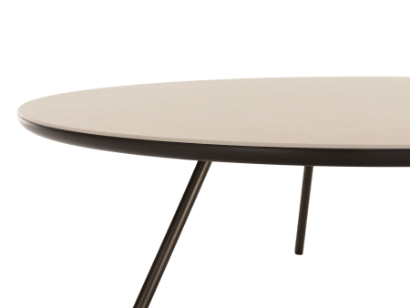 Masuta cafea Osaka D80x30cm, placa ceramica, picioare metalice, multiple finisaje disponibile, stil contemporan [11]