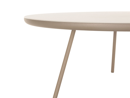 Masuta cafea Osaka D80x30cm, placa ceramica, picioare metalice, multiple finisaje disponibile, stil contemporan [14]