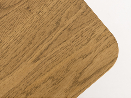 Masuta cafea Veneto 50x50x41cm, lemn masiv de stejar si microciment, multiple finisaje disponibile, stil contemporan [7]