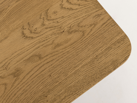 Masuta cafea Veneto 50x50x55cm, lemn masiv de stejar si microciment, multiple finisaje disponibile, stil contemporan [5]