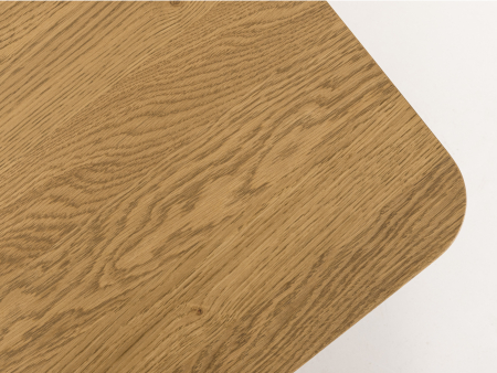 Masuta cafea Veneto 80x80x35cm, lemn masiv de stejar si microciment, multiple finisaje disponibile, stil contemporan [6]