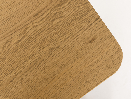 Masuta cafea Veneto 80x80x41cm, lemn masiv de stejar si microciment, multiple finisaje disponibile, stil contemporan [6]