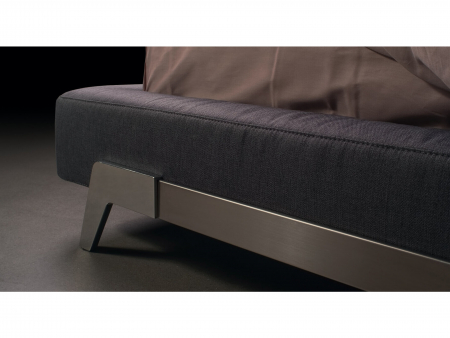 Pat tapitat Eterna, tablie inalta capitonata, somiera metalica, picioare inox 11cm, laterale dehusabile, stil contemporan, personalizabil [19]