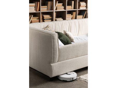 Pat pentru copii tapitat Parma, lada depozitare, picioare metalice 10cm, stil contemporan, personalizabil [15]