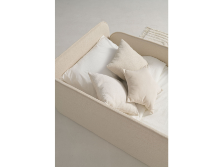 Pat pentru copii tapitat Rio, fara lada depozitare, picioare plastic 1cm, stil contemporan, personalizabil [4]