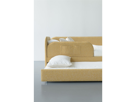 Pat pentru copii tapitat Todi A, sertar pentru depozitare, picioare plastic 3cm, stil contemporan, personalizabil [11]