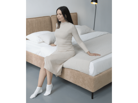 Pat tapitat Alba 1 cu tablie inalta, lada depozitare, somiera metalica, picioare metalice 10cm, laterale dehusabile, stil modern, personalizabil [16]