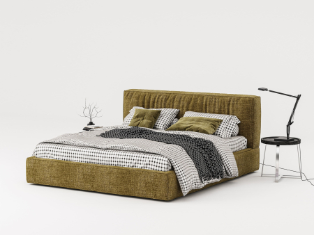 Mobila Dormitor - Pat tapitat Bern 2 cu tablie inalta, lada depozitare, somiera metalica, picioare metalice 11cm, laterale dehusabile, stil modern, personalizabil