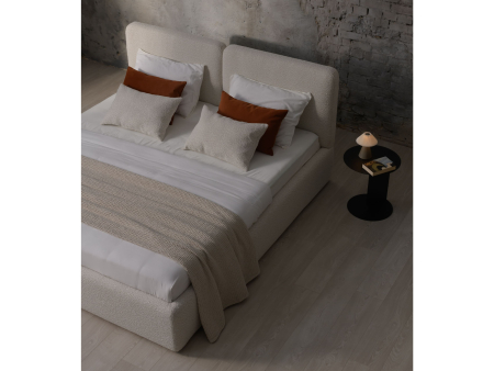 Pat tapitat Elim 2 cu tablie inalta capitonata, lada depozitare, somiera metalica, picioare plastic 3cm, laterale dehusabile, stil modern, personalizabil [27]