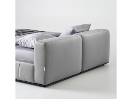 Pat tapitat Estro H70cm cu tablie capitonata, lada depozitare, somiera metalica, picioare lemn 4cm, laterale dehusabile, stil contemporan, personalizabil [2]