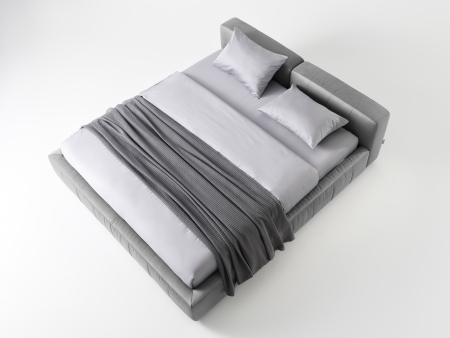 Pat tapitat Estro H70cm cu tablie capitonata, lada depozitare, somiera metalica, picioare lemn 4cm, laterale dehusabile, stil contemporan, personalizabil [4]