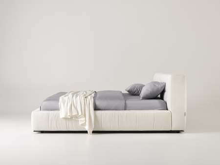Pat tapitat Estro H90cm cu tablie capitonata, lada depozitare, somiera metalica, picioare lemn 4cm, laterale dehusabile, stil contemporan, personalizabil [1]