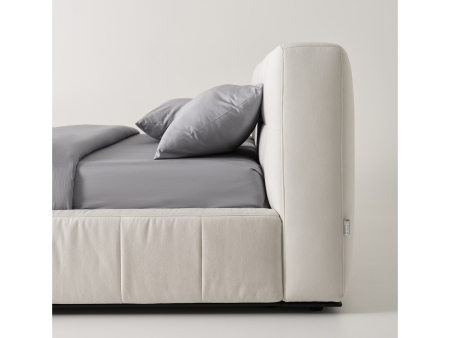 Pat tapitat Estro H90cm cu tablie capitonata, lada depozitare, somiera metalica, picioare lemn 4cm, laterale dehusabile, stil contemporan, personalizabil [7]