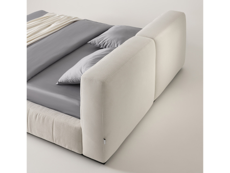 Pat tapitat Estro H90cm cu tablie capitonata, lada depozitare, somiera metalica, picioare lemn 4cm, laterale dehusabile, stil contemporan, personalizabil [3]