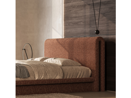 Pat tapitat Nola 2 cu tablie inalta capitonata, lada depozitare, somiera metalica, picioare plastic 3cm, laterale dehusabile, stil modern, personalizabil [2]