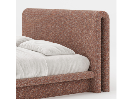 Pat tapitat Nola 2 cu tablie inalta capitonata, lada depozitare, somiera metalica, picioare plastic 3cm, laterale dehusabile, stil modern, personalizabil [7]