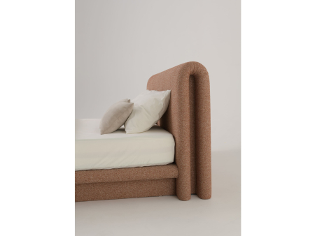 Pat tapitat Nola 2 cu tablie inalta capitonata, lada depozitare, somiera metalica, picioare plastic 3cm, laterale dehusabile, stil modern, personalizabil [27]