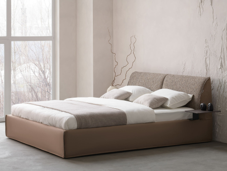 Pat tapitat Novara cu tablie inalta, lada depozitare, somiera metalica, picioare metalice 11cm, laterale dehusabile, stil modern, personalizabil [5]