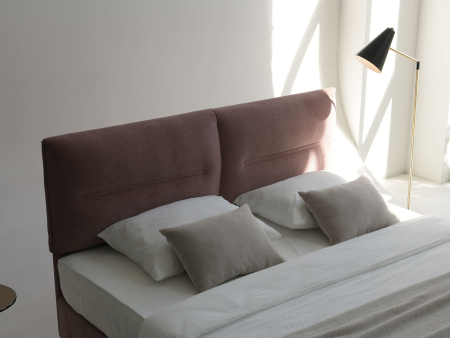 Pat tapitat Salerno cu tablie inalta, lada depozitare, somiera metalica, picioare metalice 10cm, laterale dehusabile, stil modern, personalizabil [15]