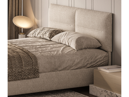 Pat tapitat Salerno cu tablie inalta, lada depozitare, somiera metalica, picioare metalice 10cm, laterale dehusabile, stil modern, personalizabil [2]