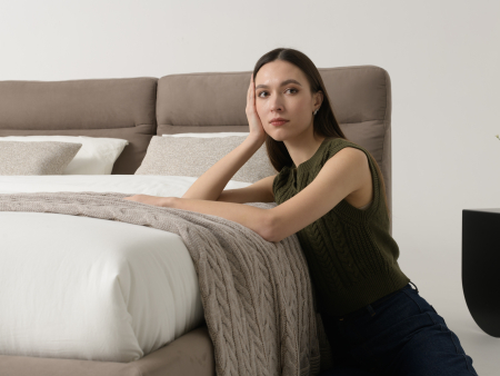 Pat tapitat Vancouver cu tablie inalta ultra-comfortabila, lada depozitare, somiera metalica, picioare plastic 3cm, laterale dehusabile, stil contemporan, personalizabil [20]