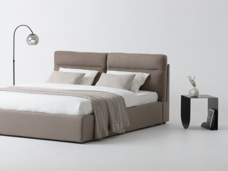 Pat tapitat Vancouver cu tablie inalta ultra-comfortabila, lada depozitare, somiera metalica, picioare plastic 3cm, laterale dehusabile, stil contemporan, personalizabil [5]