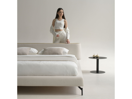 Pat tapitat Vertigo cu tablie inalta capitonata, picioare metal 16cm, laterale dehusabile, stil contemporan, personalizabil [17]