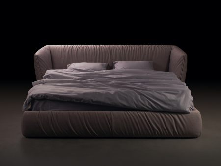 Pat tapitat Too Night, tablie inalta capitonata, lada depozitare, somiera metalica, picioare lemn 4cm, laterale dehusabile, stil contemporan, personalizabil [8]