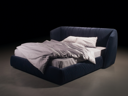 Pat tapitat Too Night, tablie inalta capitonata, lada depozitare, somiera metalica, picioare lemn 4cm, laterale dehusabile, stil contemporan, personalizabil [9]