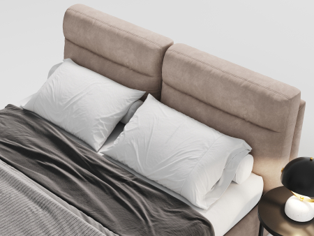 Pat tapitat Vancouver cu tablie inalta ultra-comfortabila, lada depozitare, somiera metalica, picioare plastic 3cm, laterale dehusabile, stil contemporan, personalizabil [3]